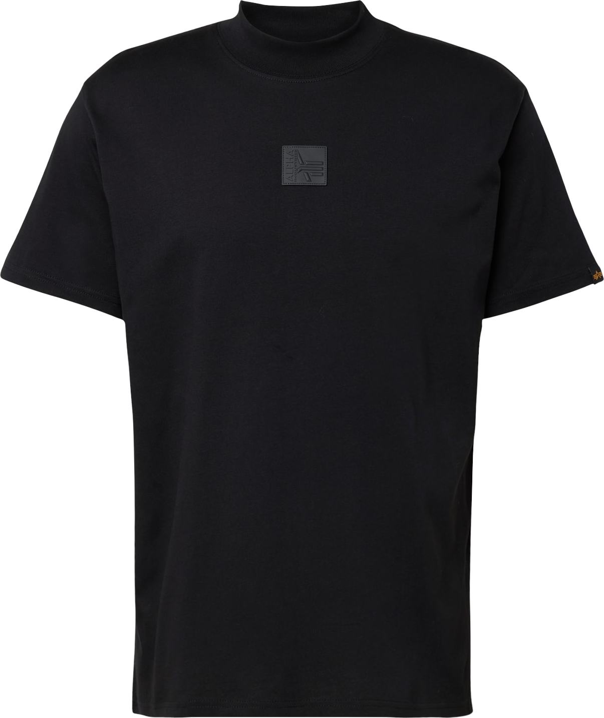 Tričko alpha industries černá / bílá