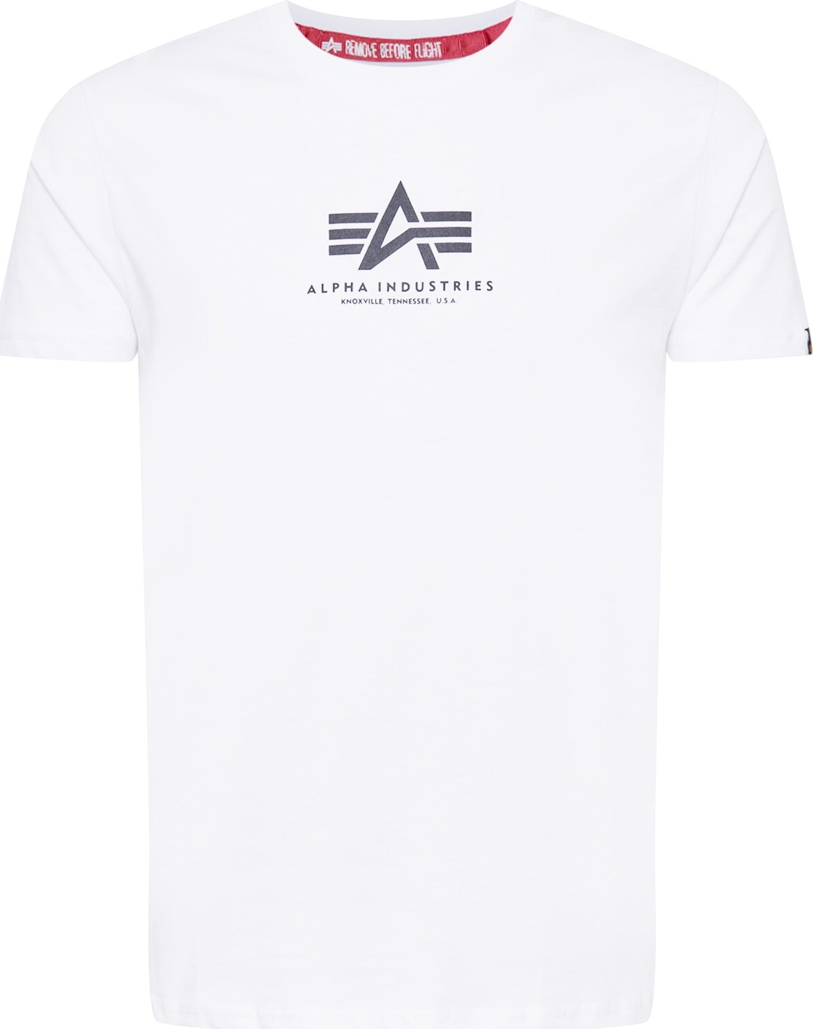 Tričko alpha industries černá / bílá