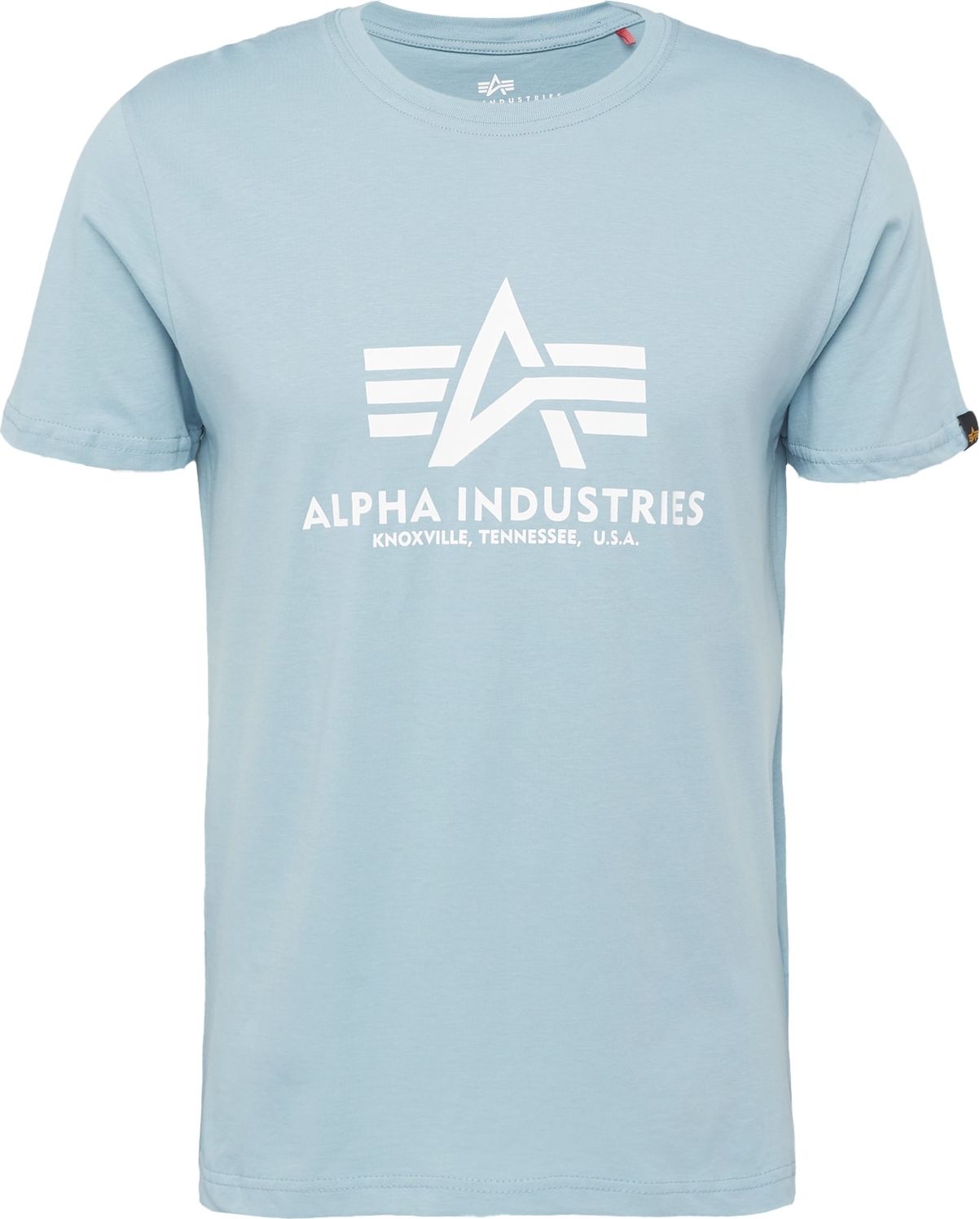 Tričko alpha industries světlemodrá / bílá
