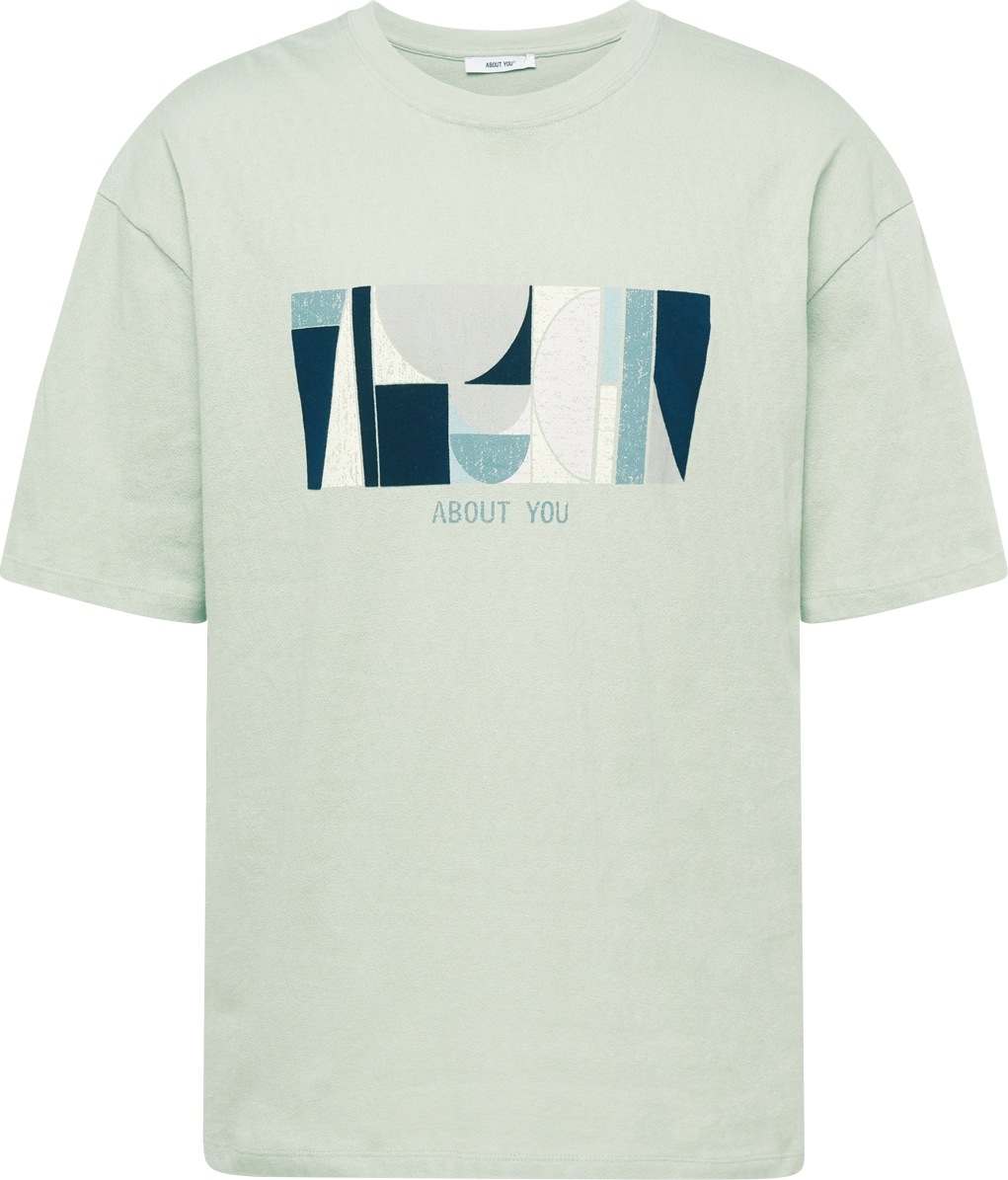 Tričko 'Antonio' ABOUT YOU námořnická modř / mátová / nefritová / bílá