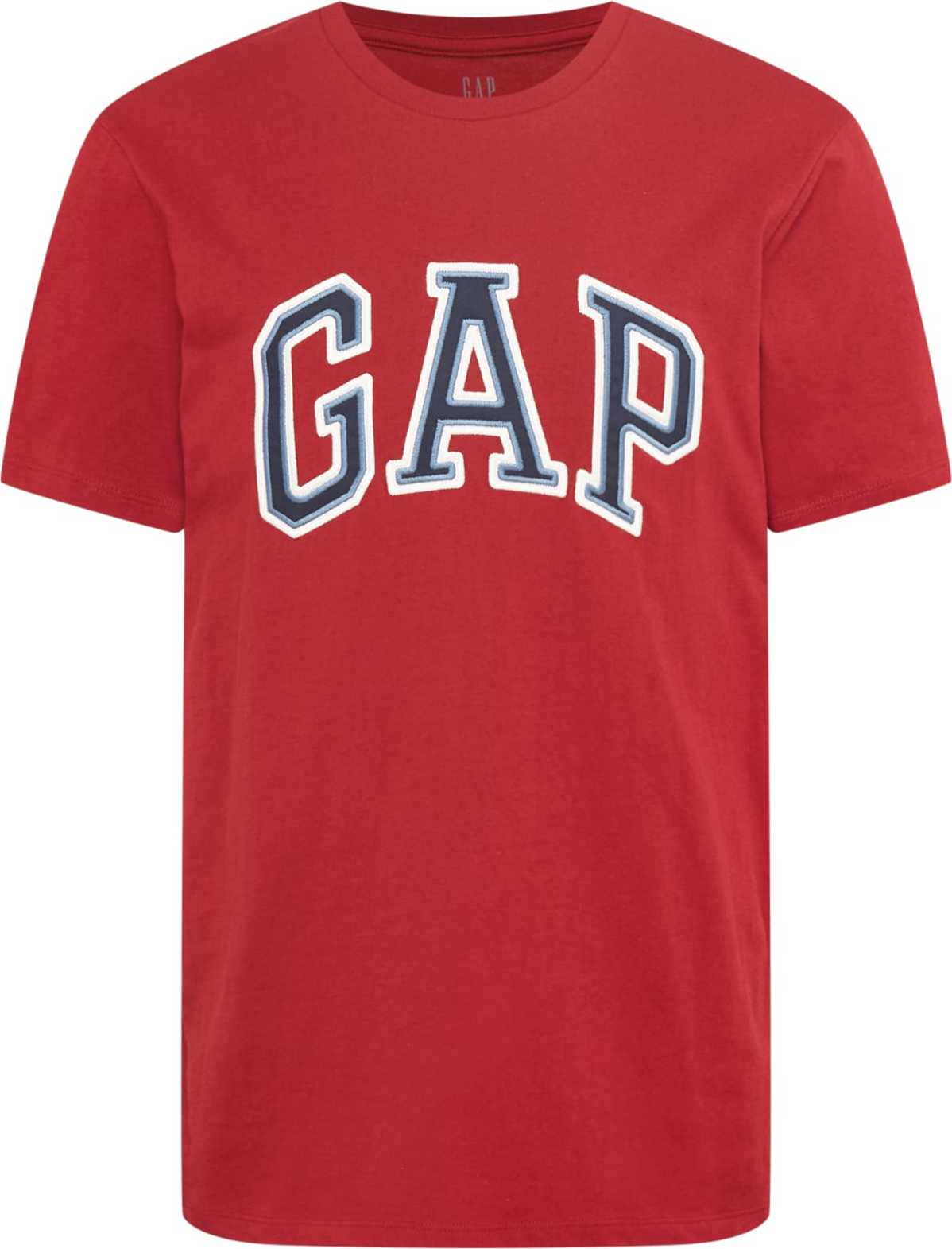 Tričko 'BAS' GAP námořnická modř / kouřově modrá / červená / bílá