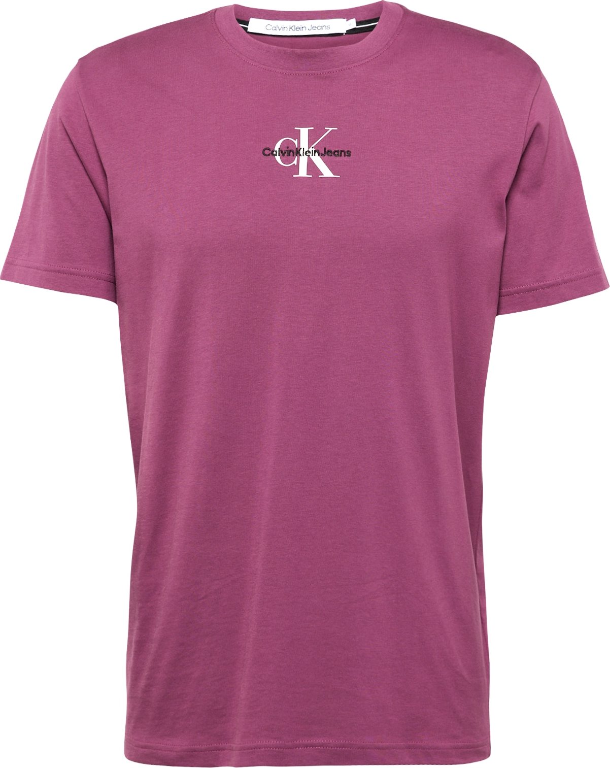 Tričko Calvin Klein Jeans bobule / černá / offwhite