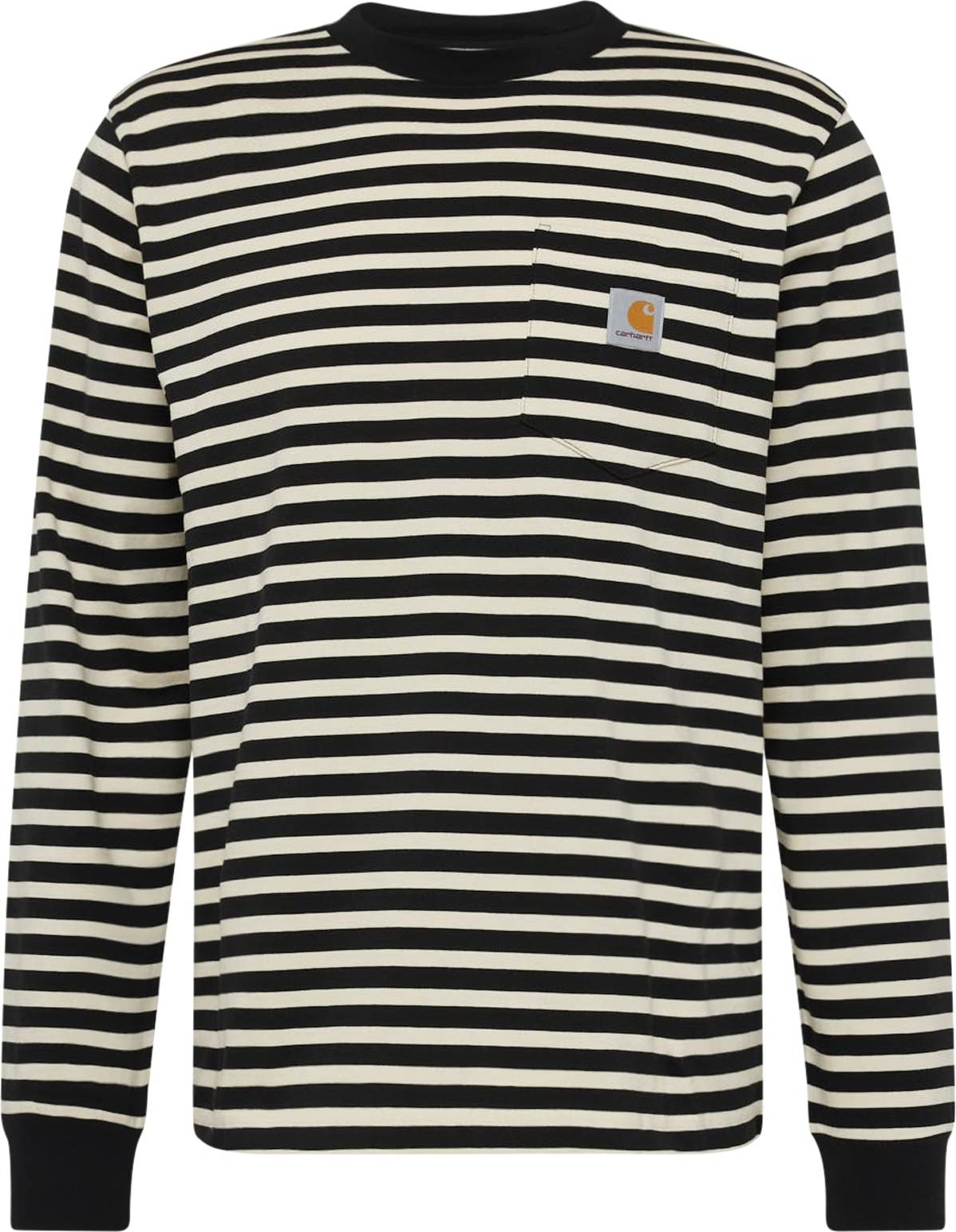 Tričko Carhartt WIP béžová / oranžová / černá