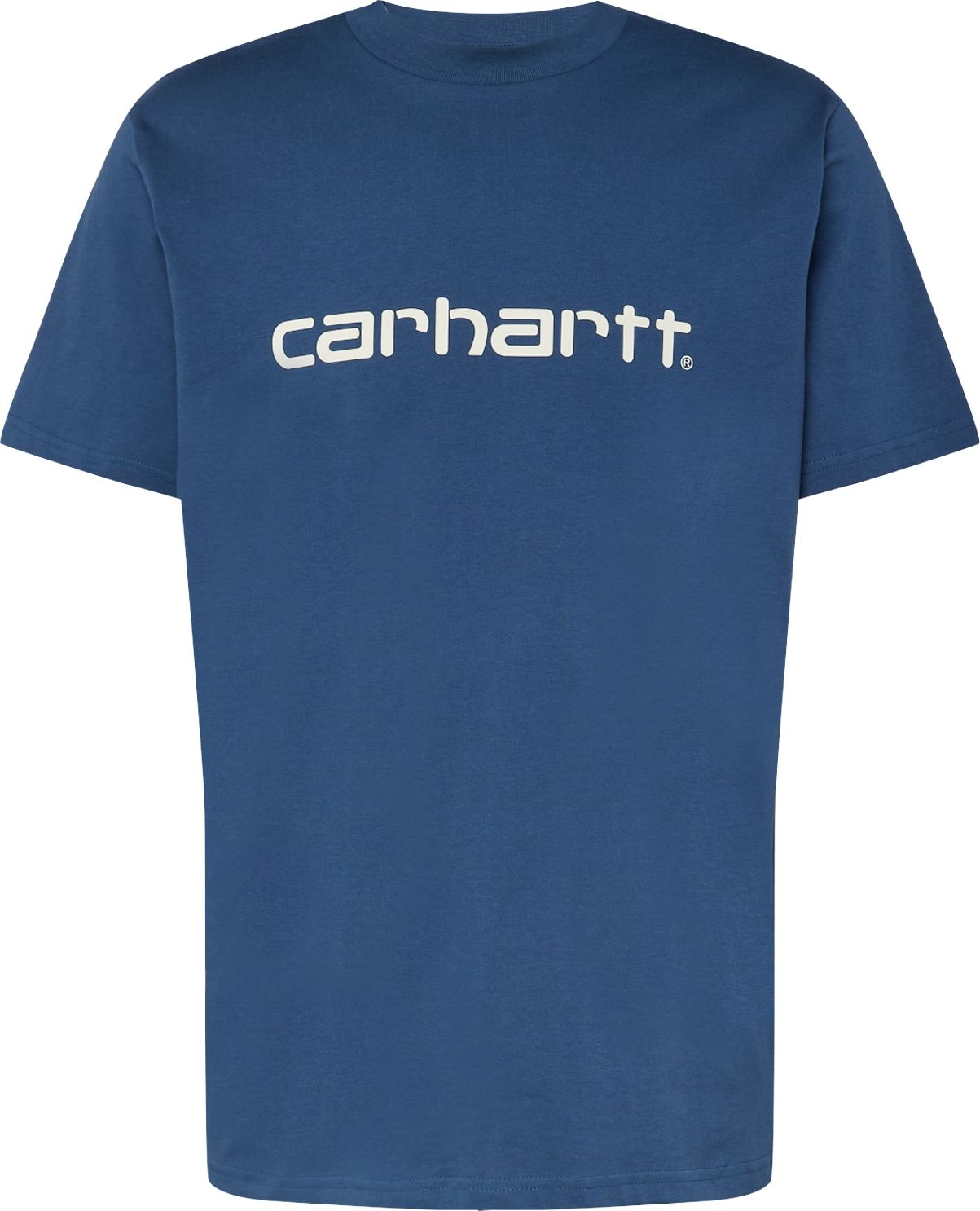 Tričko Carhartt WIP modrá / bílá