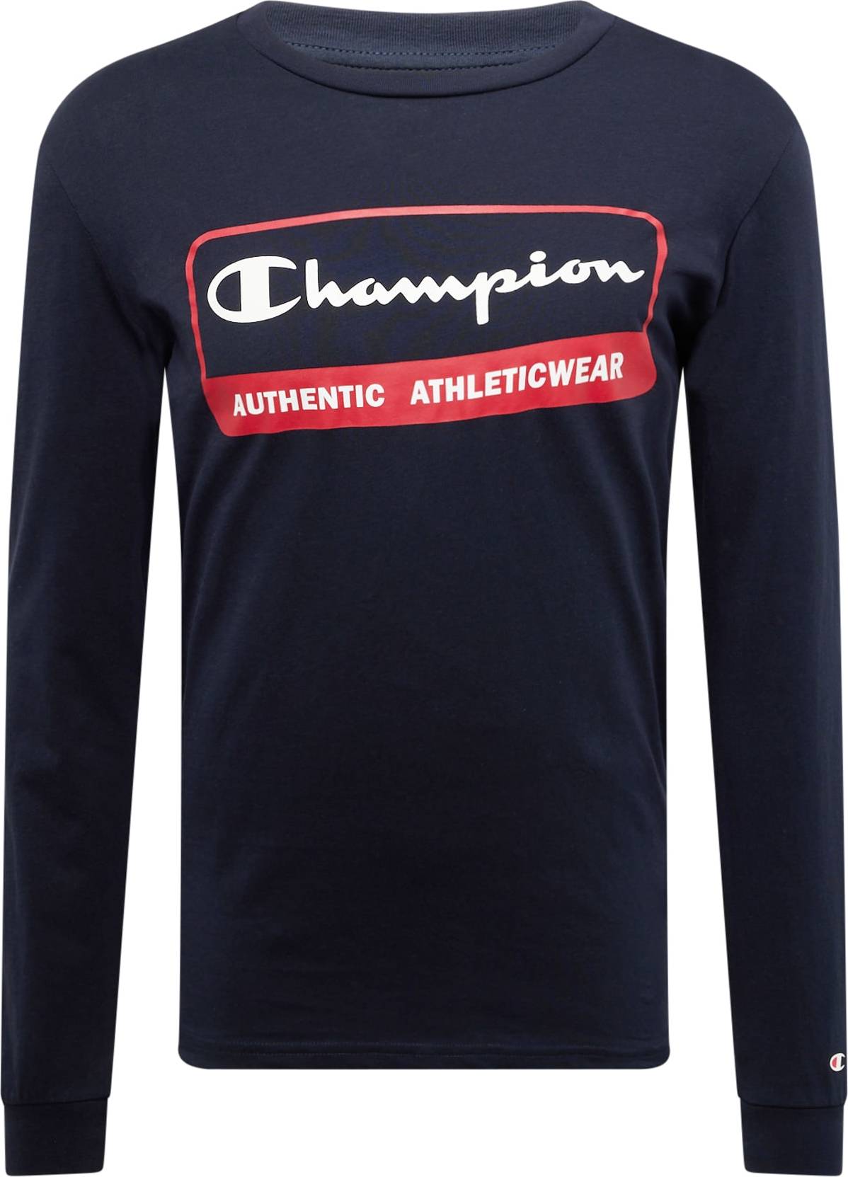 Tričko Champion Authentic Athletic Apparel námořnická modř / grenadina / bílá