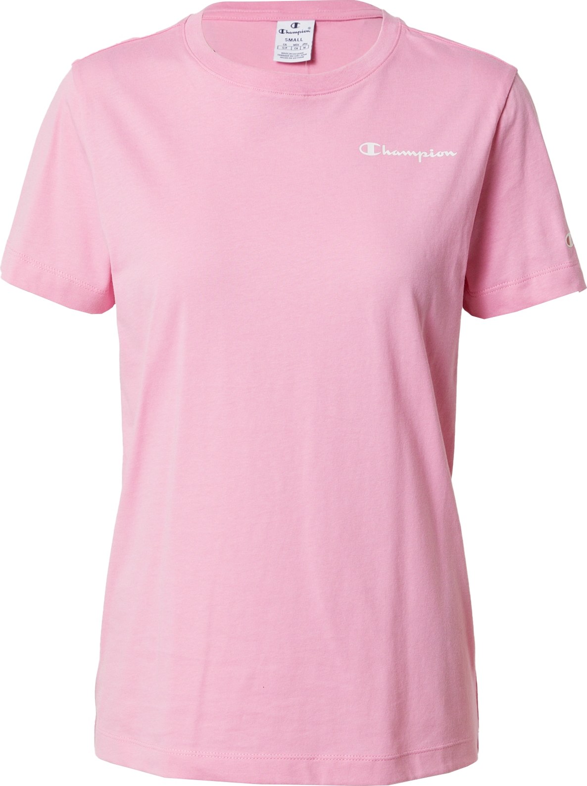 Tričko Champion Authentic Athletic Apparel světle růžová / bílá