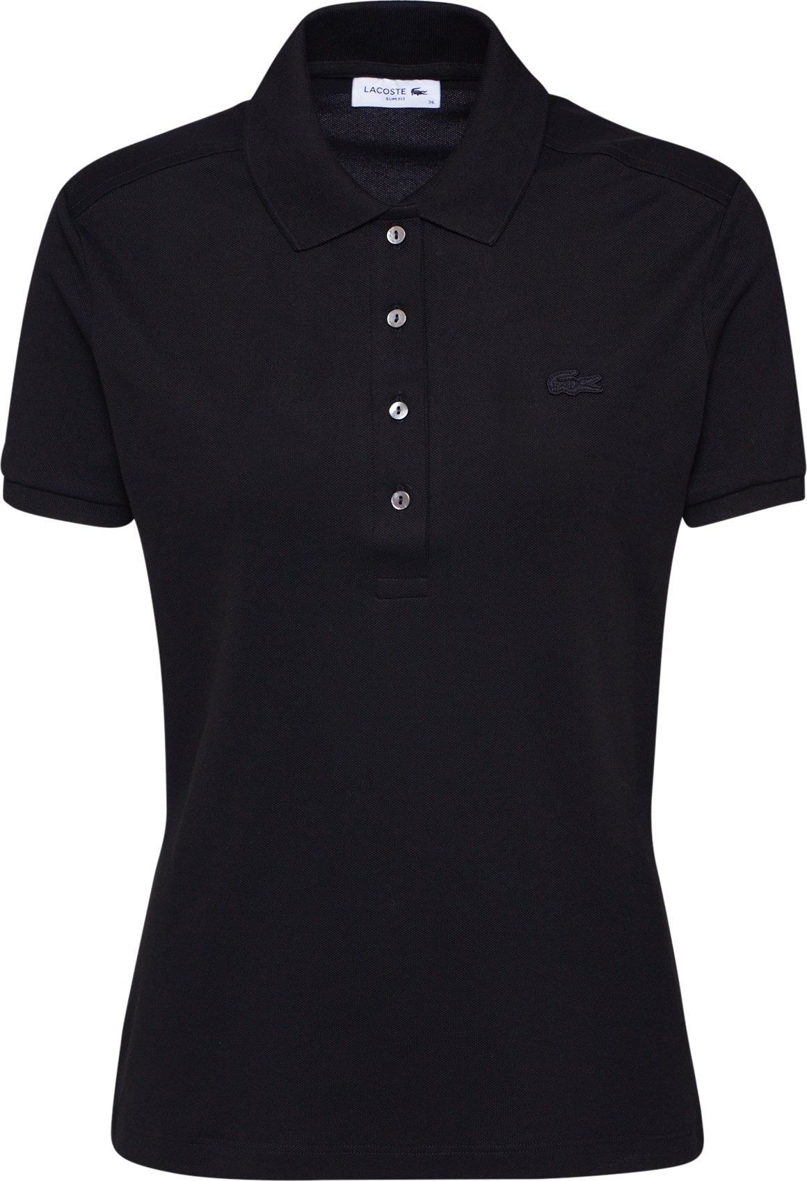 Tričko 'Chemise' Lacoste černá