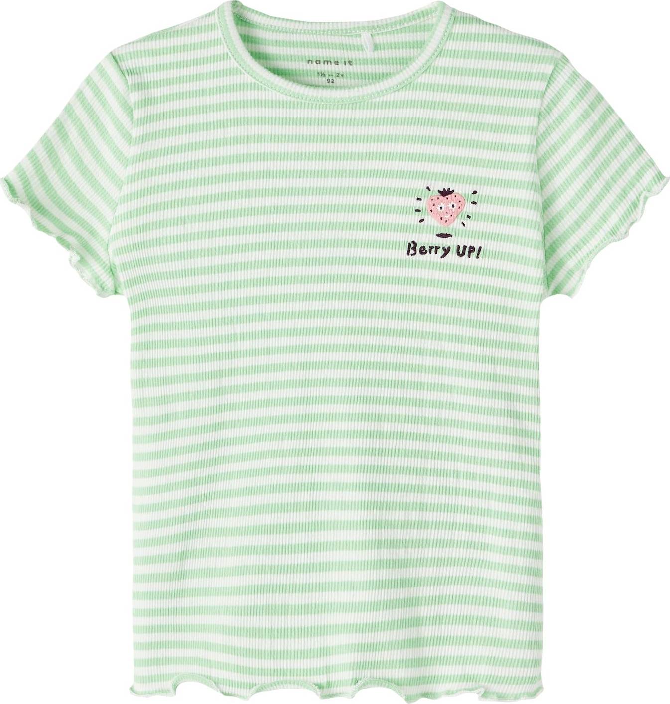 Tričko 'Dorothy' name it zelená / ostružinová / růžová / bílá