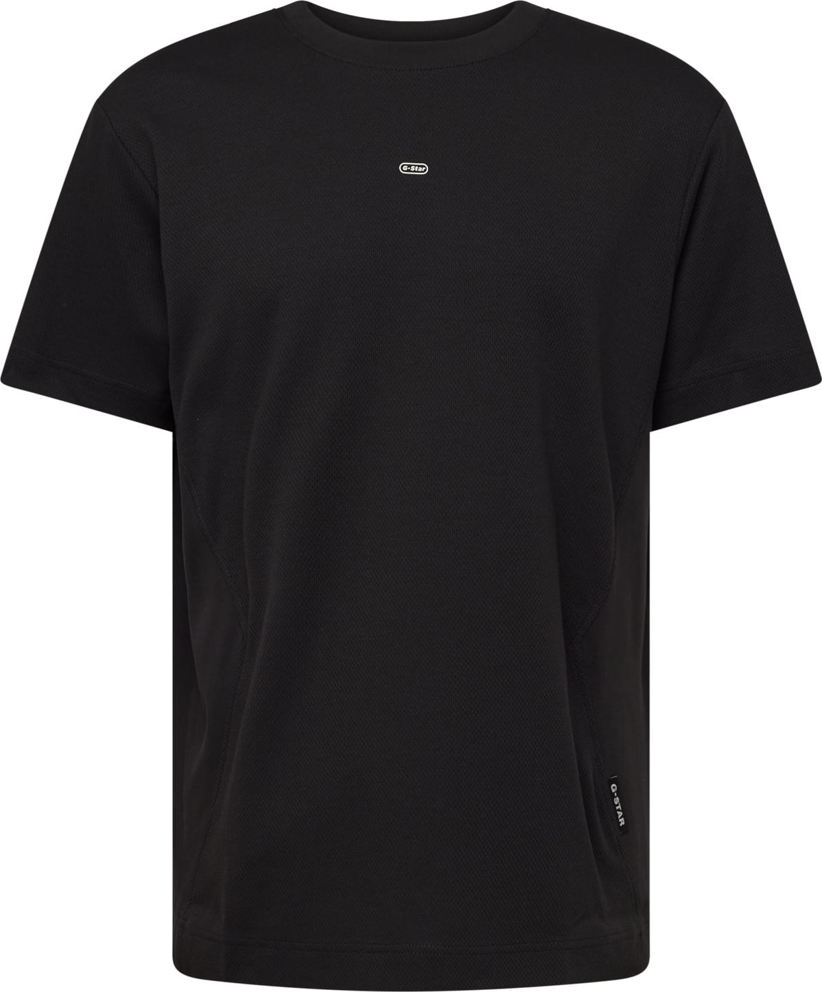 Tričko G-Star Raw černá / bílá