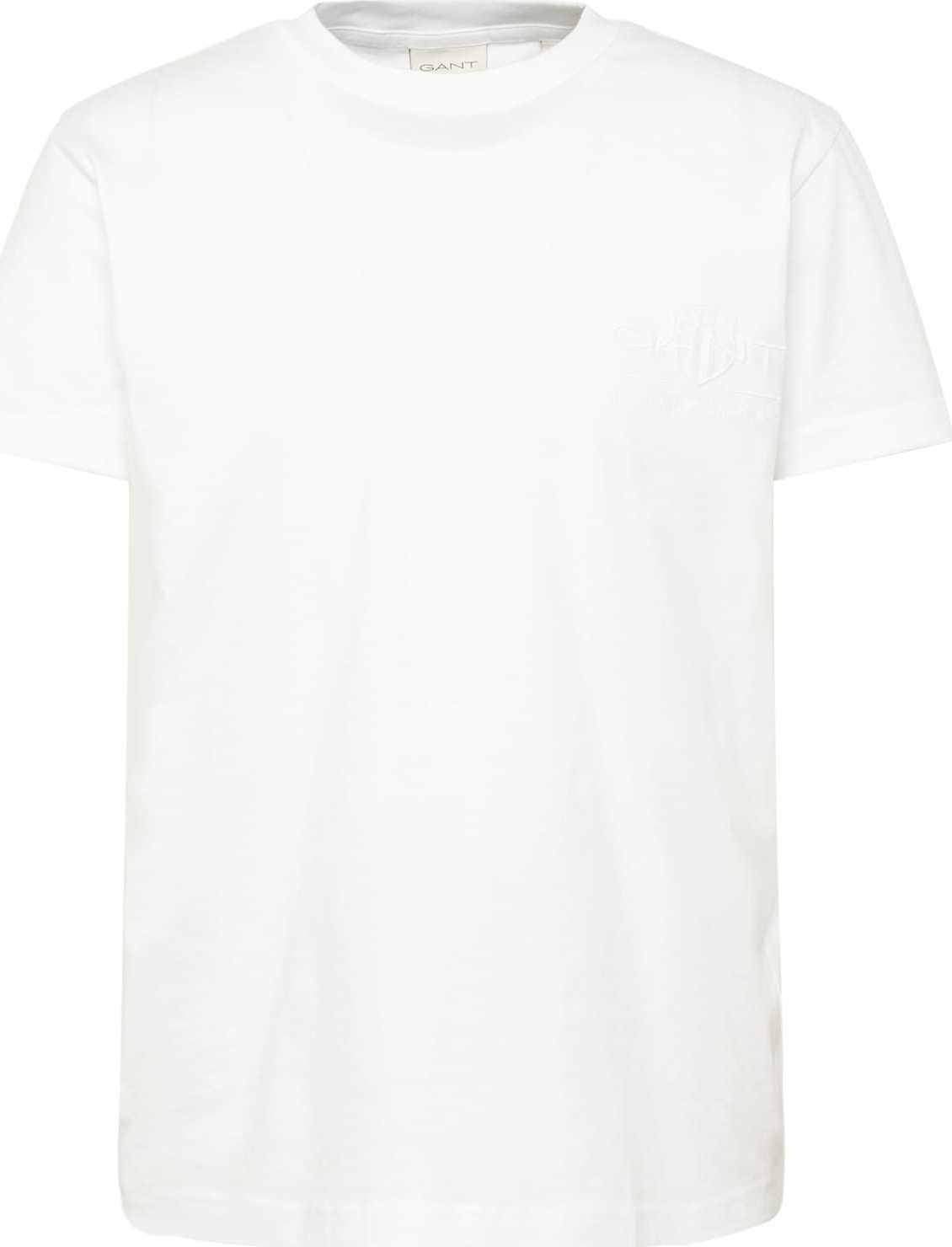 Tričko Gant bílá