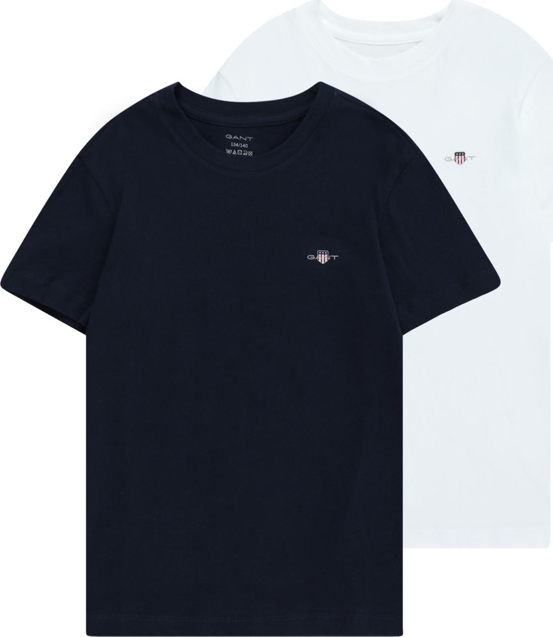 Tričko Gant námořnická modř / bílá