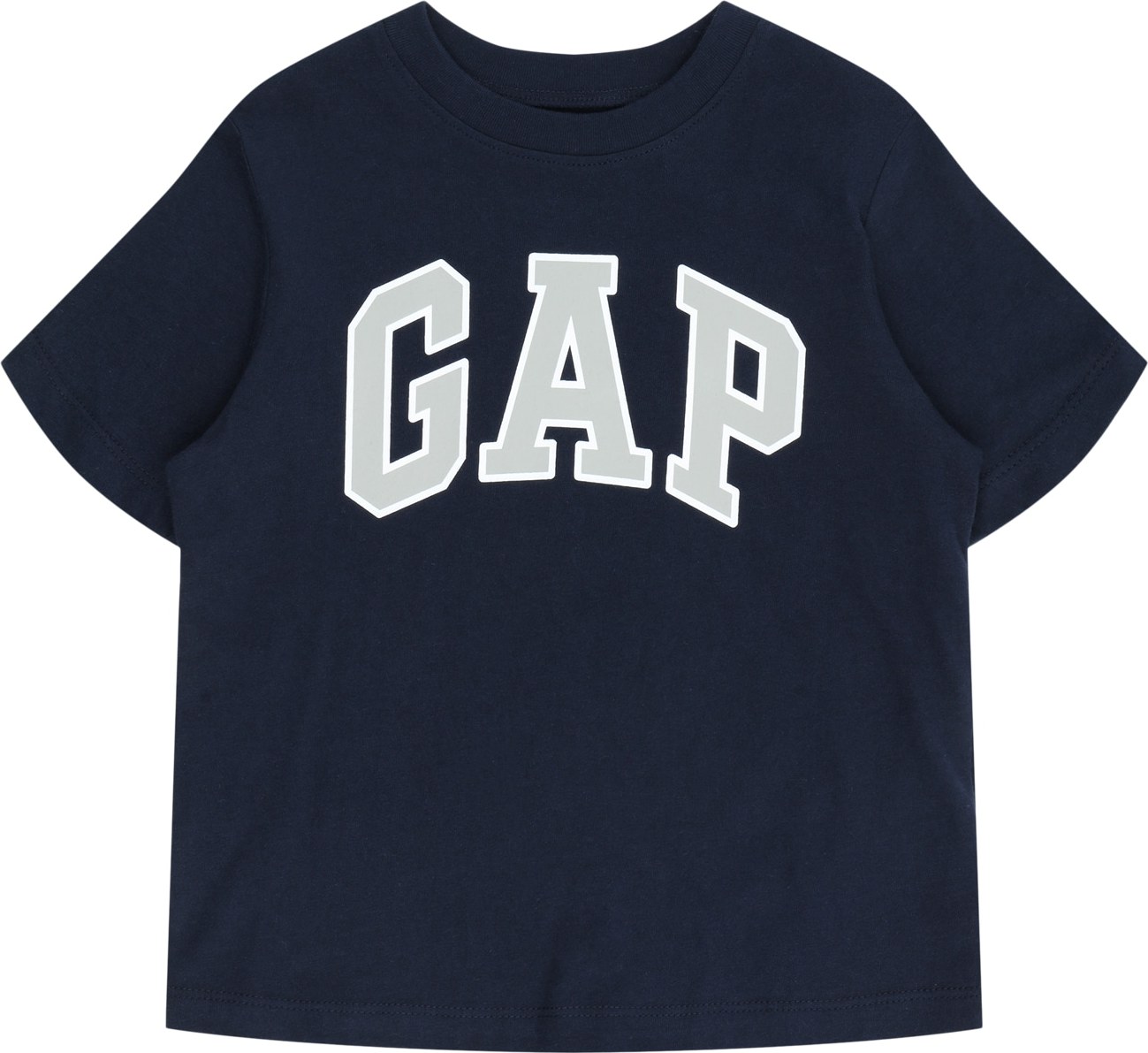 Tričko GAP noční modrá / světle šedá / bílá