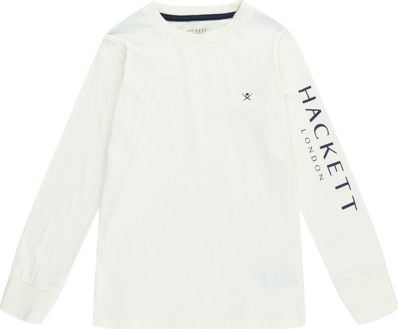 Tričko Hackett London námořnická modř / barva bílé vlny