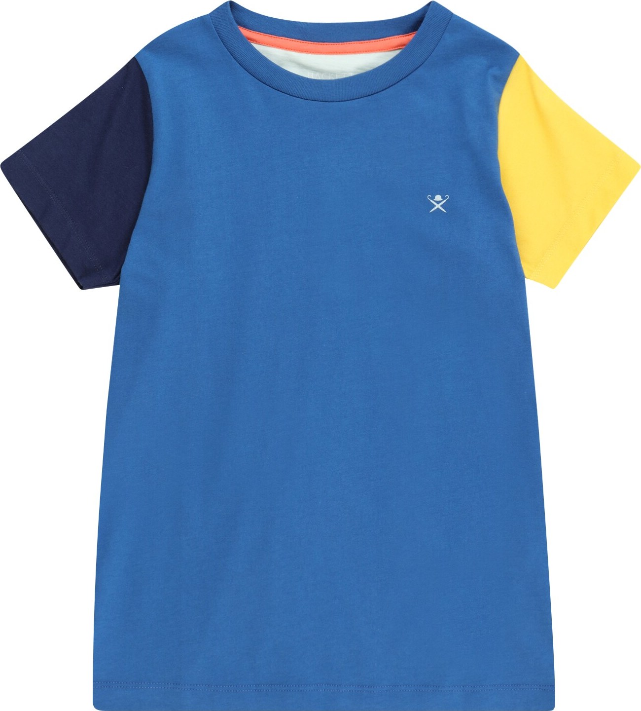 Tričko Hackett London námořnická modř / kobaltová modř / pastelová modrá / žlutá