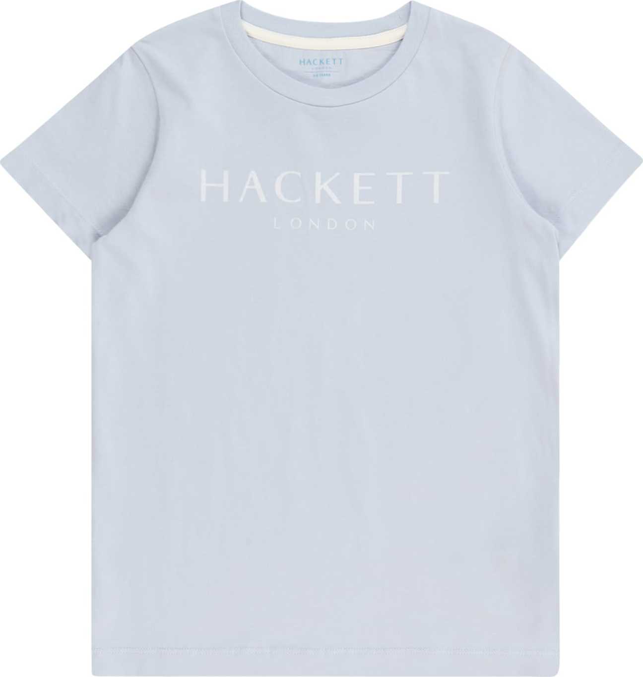 Tričko Hackett London světlemodrá / světle šedá