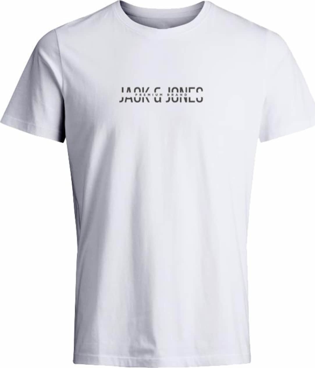 Tričko jack & jones černá / bílá