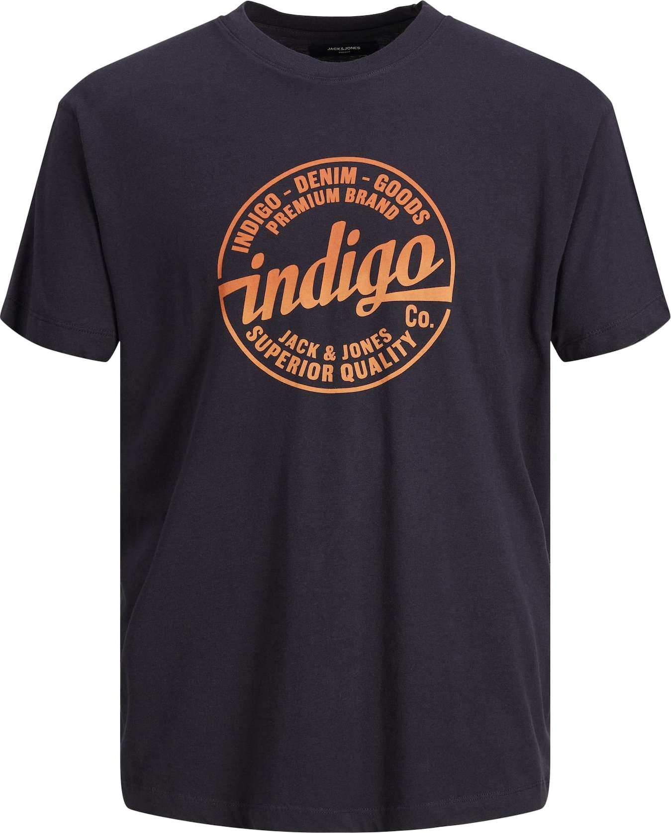 Tričko jack & jones námořnická modř / oranžová