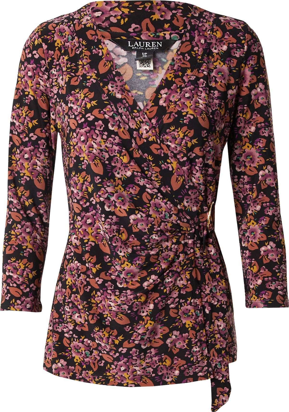 Tričko 'JAINAB' Lauren Ralph Lauren rezavě hnědá / orchidej / oranžová / černá