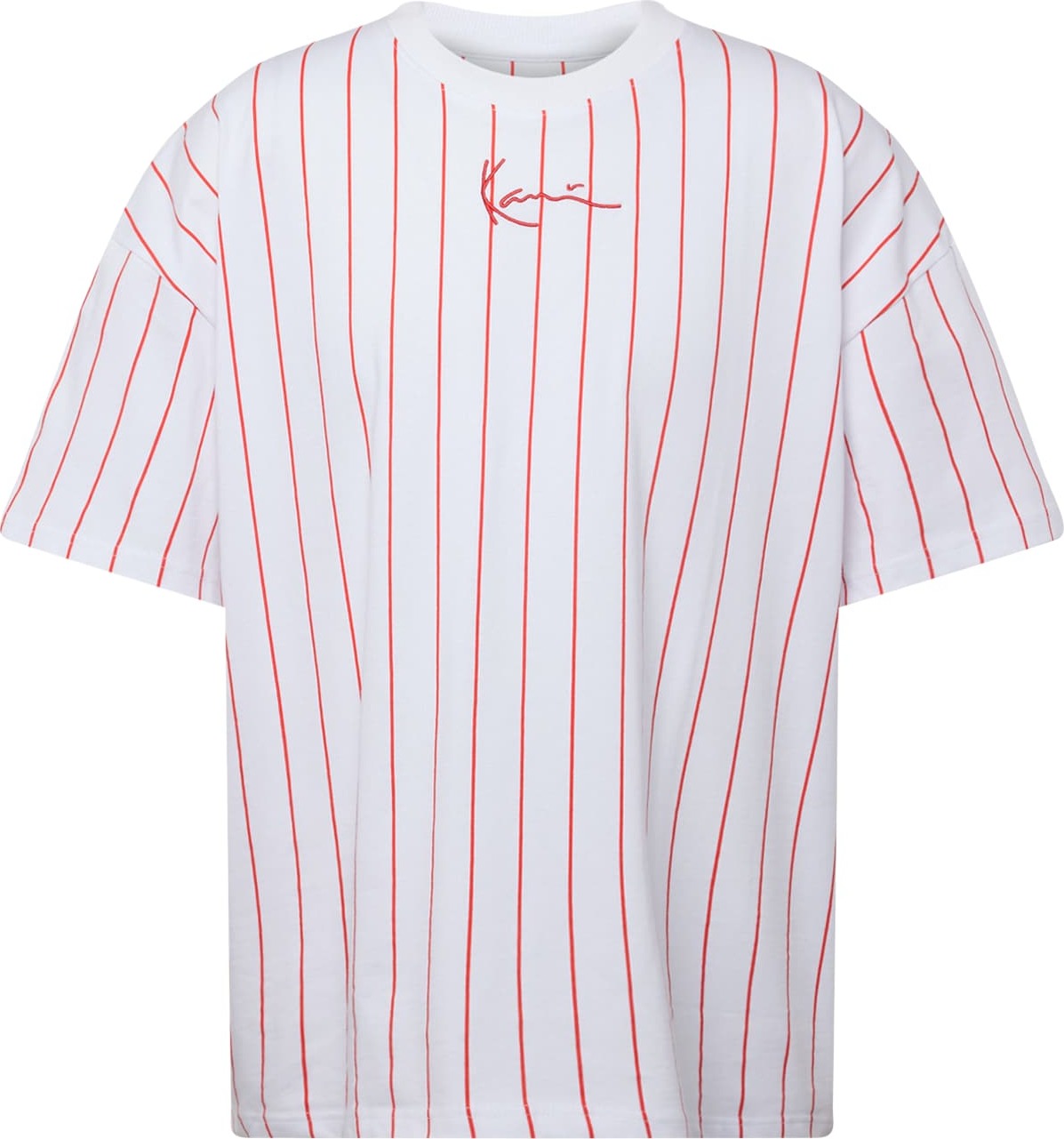 Tričko Karl Kani červená / bílá