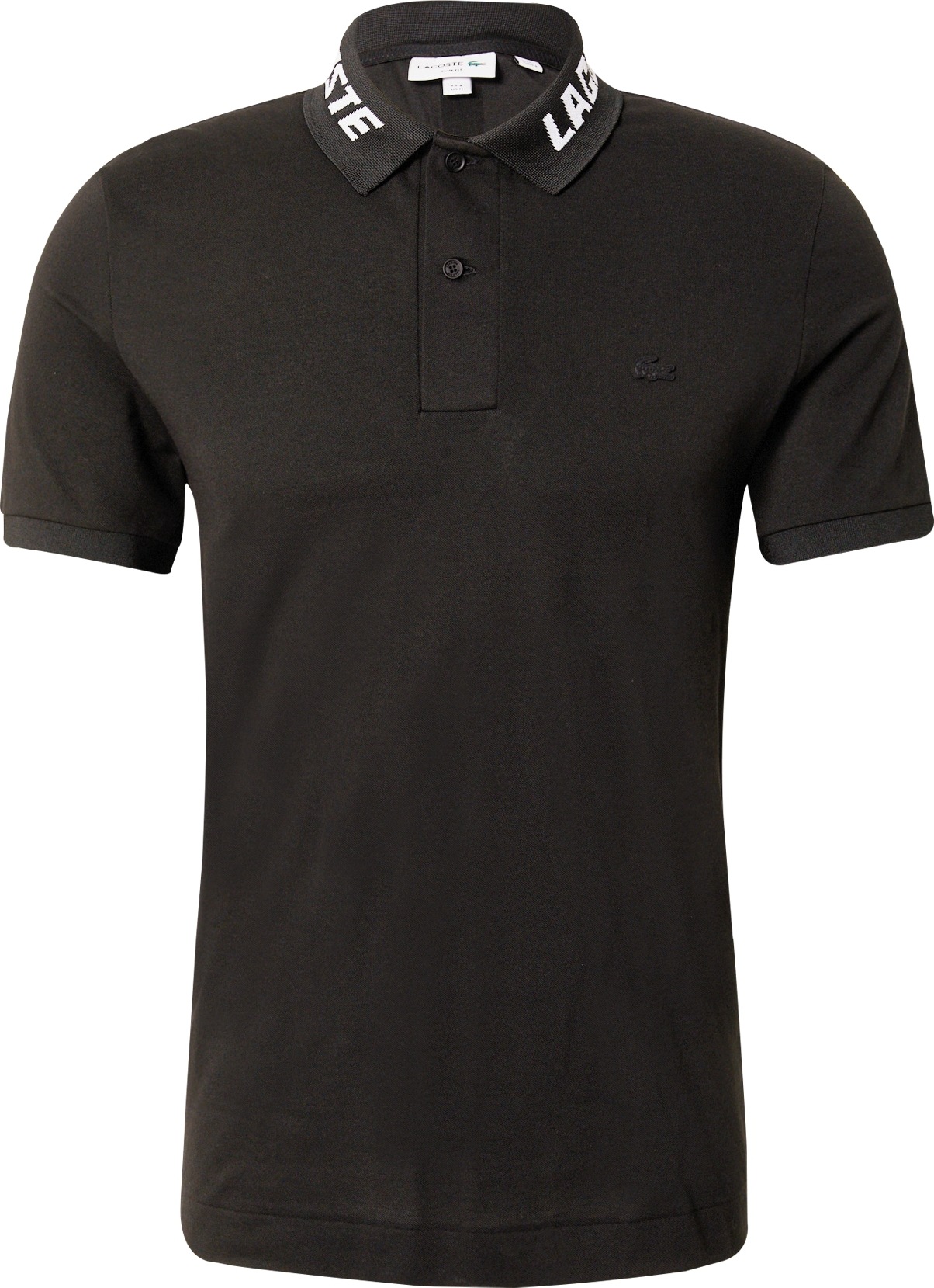 Tričko Lacoste černá / bílá