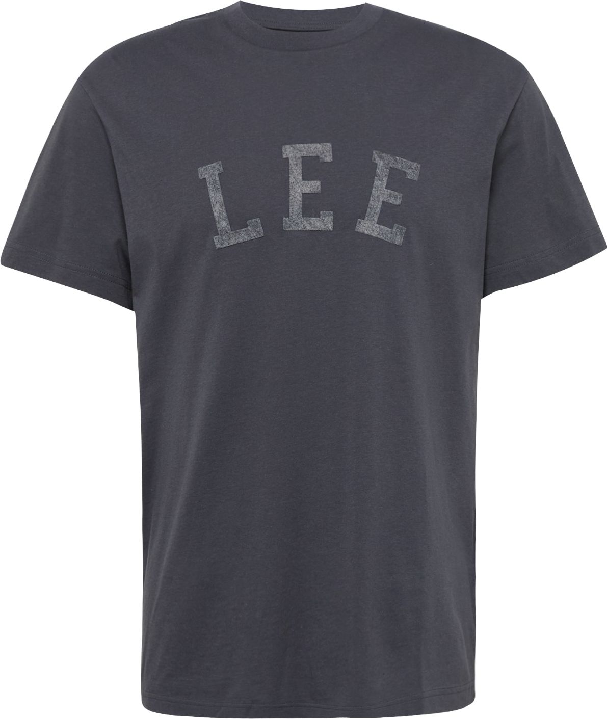 Tričko Lee antracitová / šedý melír