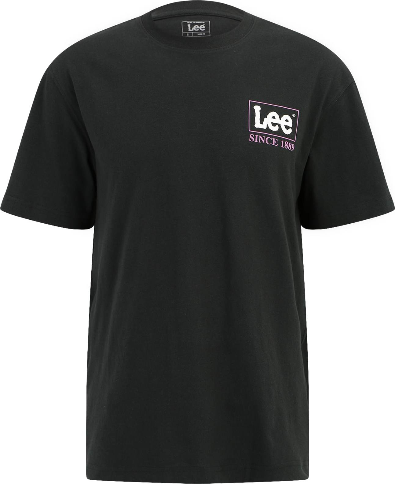 Tričko Lee fialová / černá / bílá