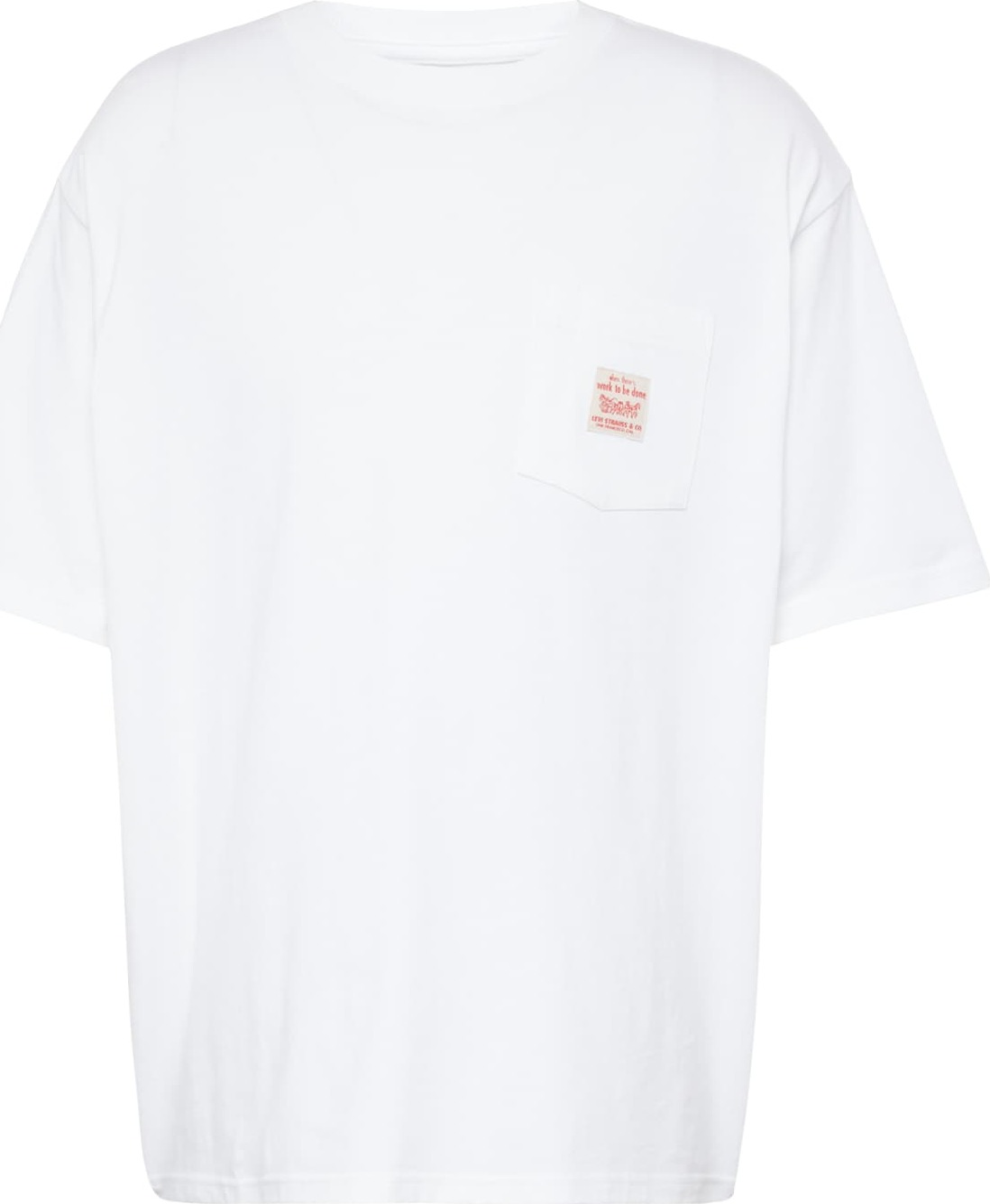 Tričko Levis červená / bílá