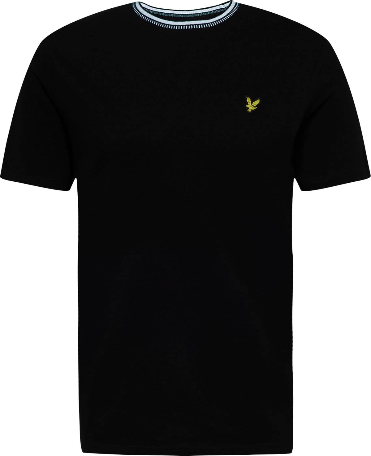 Tričko Lyle & Scott citronová / černá / bílá