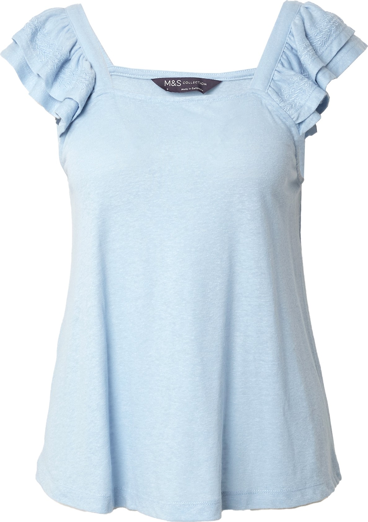 Tričko Marks & Spencer světlemodrá