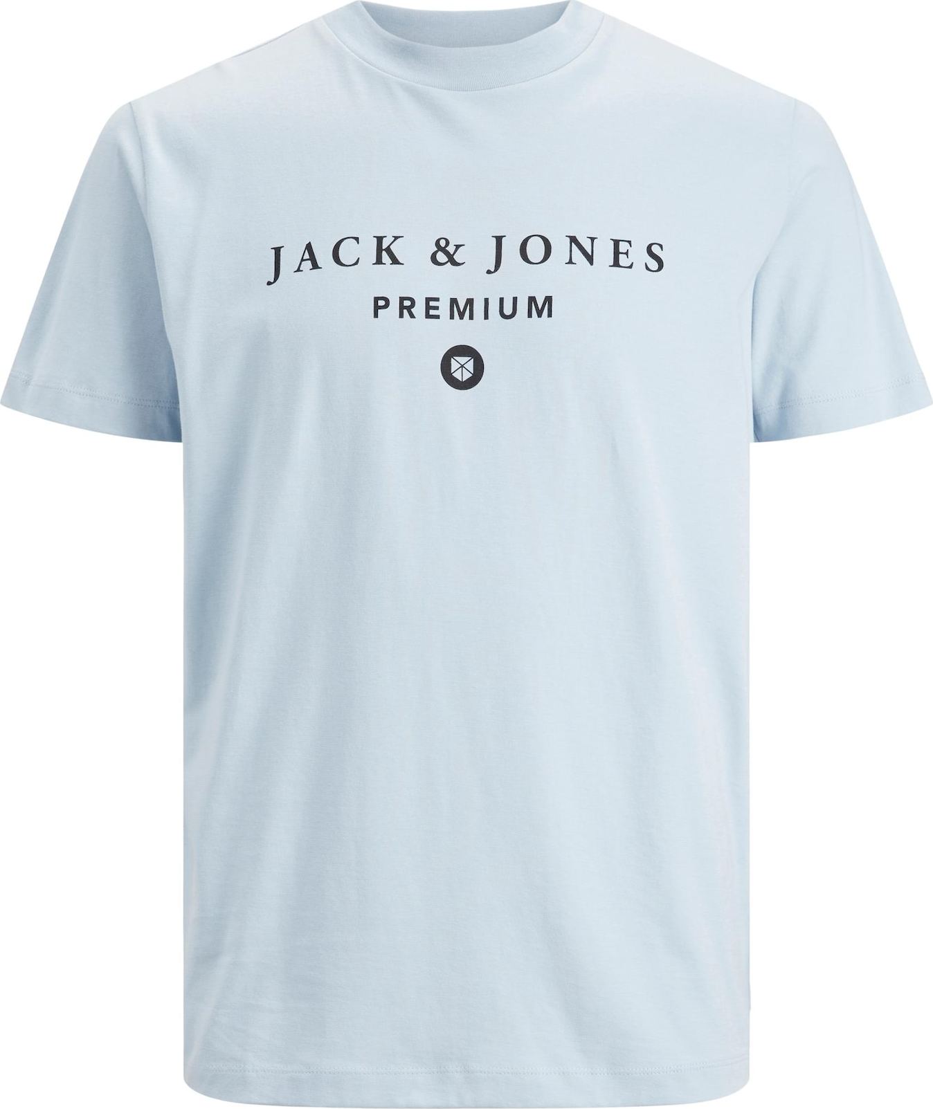 Tričko 'MASON' jack & jones pastelová modrá / černá