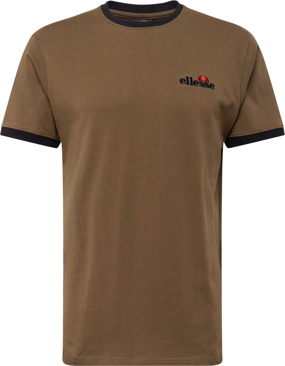 Tričko 'Meduno' Ellesse khaki / černá