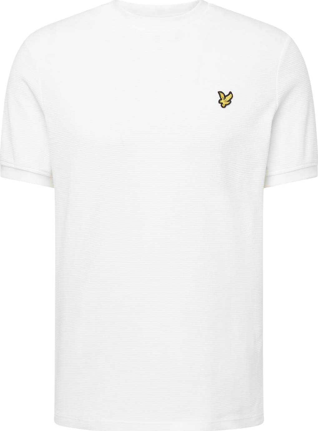 Tričko 'Milano Trim' Lyle & Scott žlutá / černá / bílá