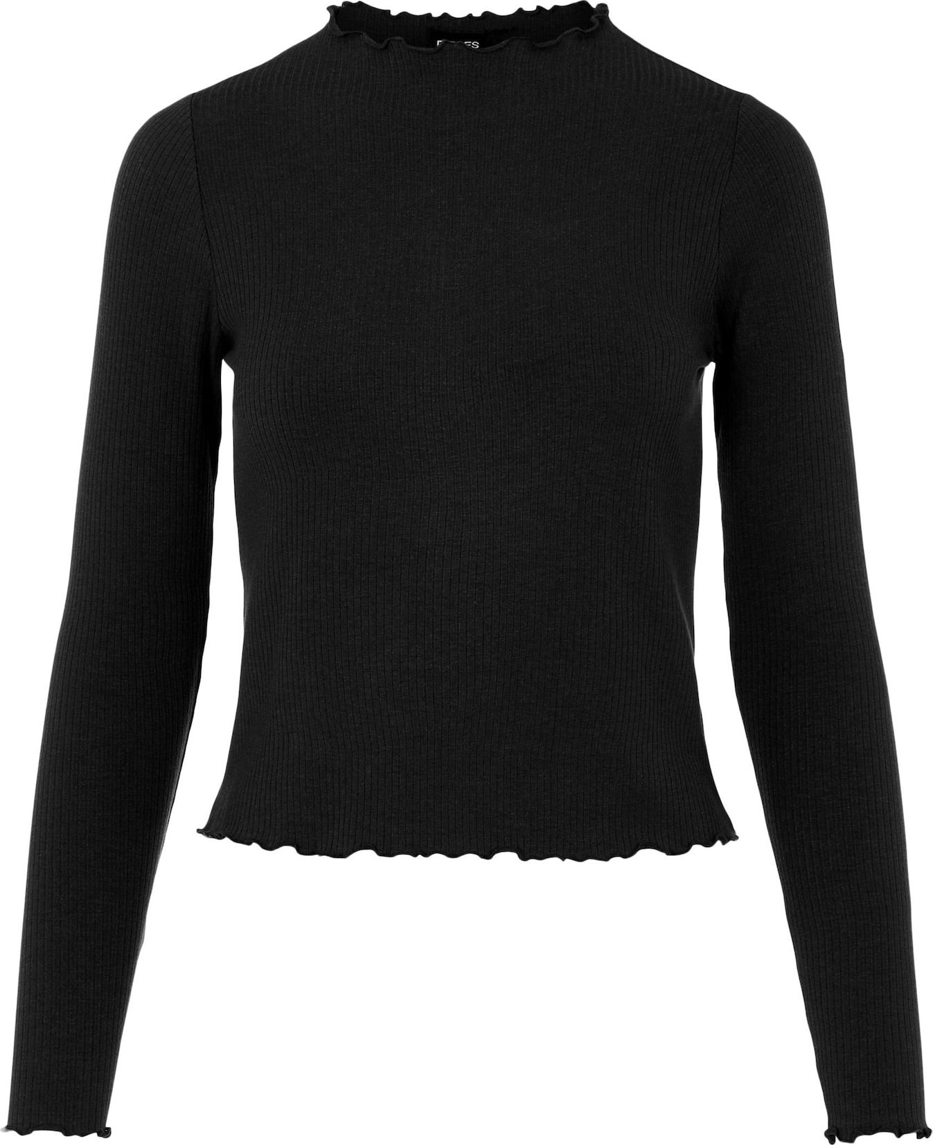 Tričko 'Nicca' Pieces černá