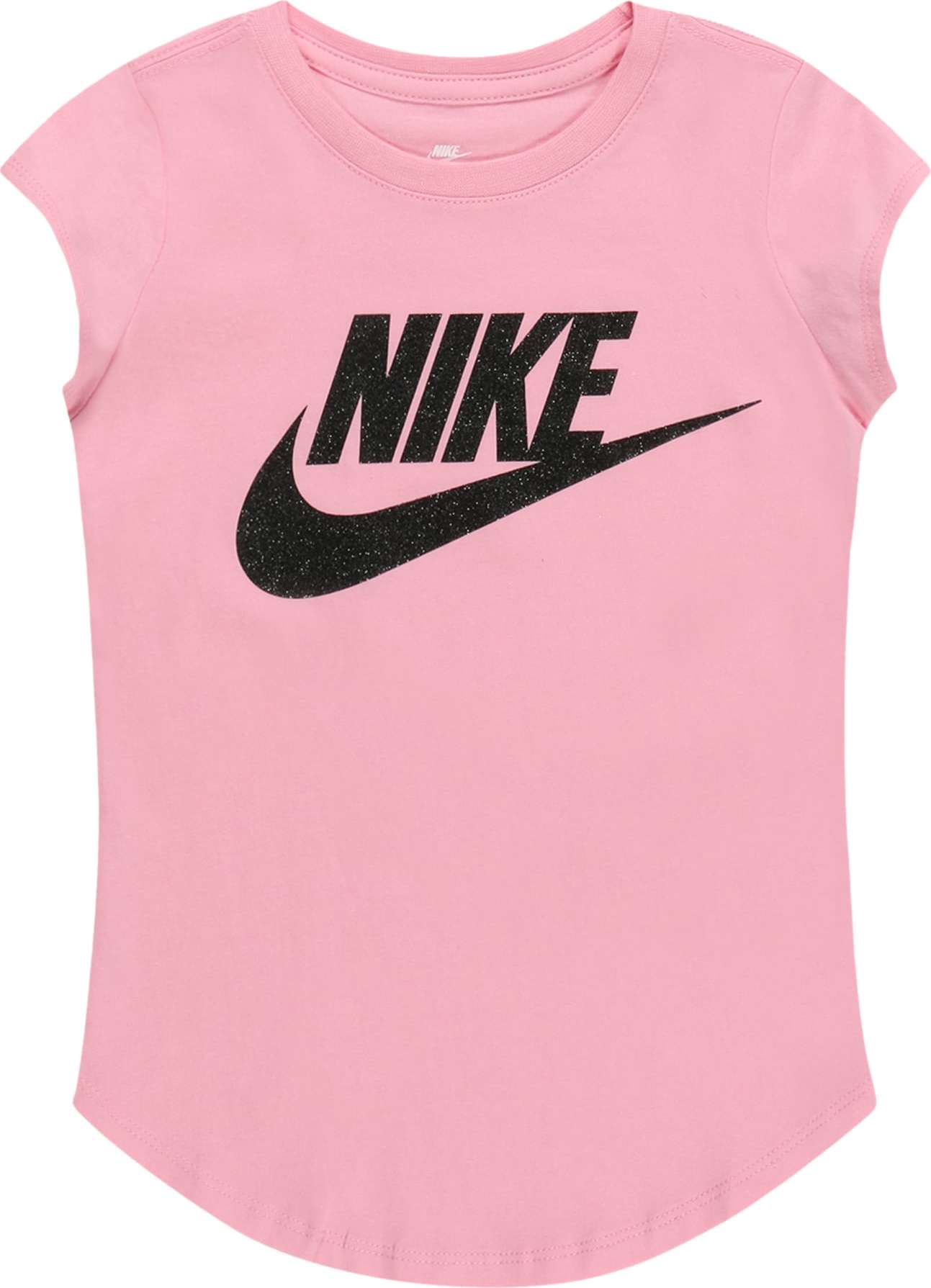 Tričko Nike Sportswear pink / černá