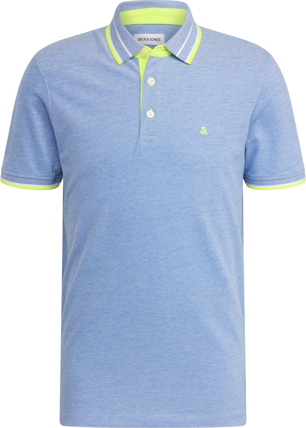 Tričko 'Paulos' jack & jones světlemodrá / světle zelená / offwhite