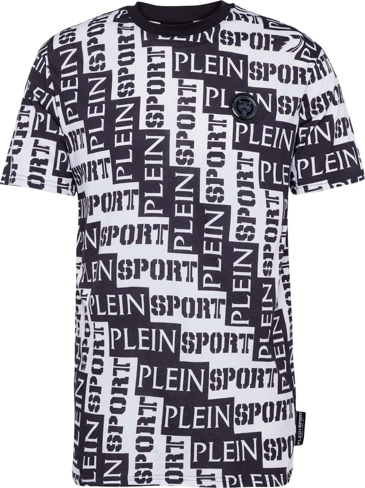 Tričko Plein Sport námořnická modř / bílá