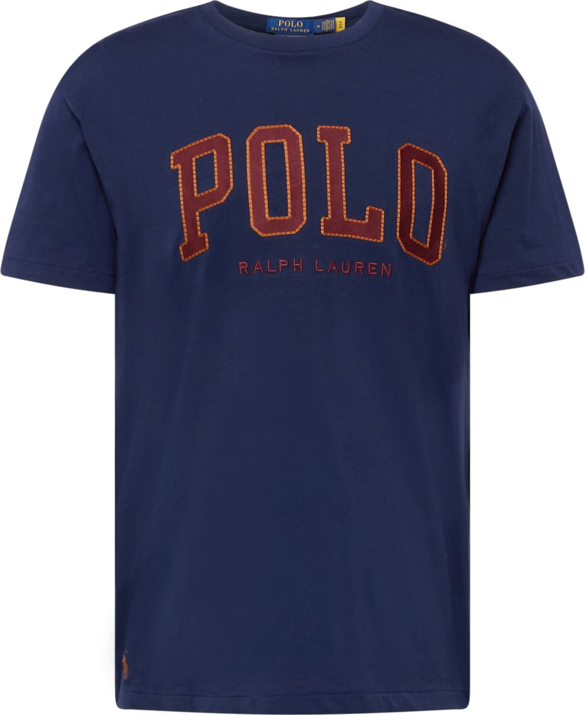 Tričko Polo Ralph Lauren námořnická modř / tmavě oranžová / tmavě červená