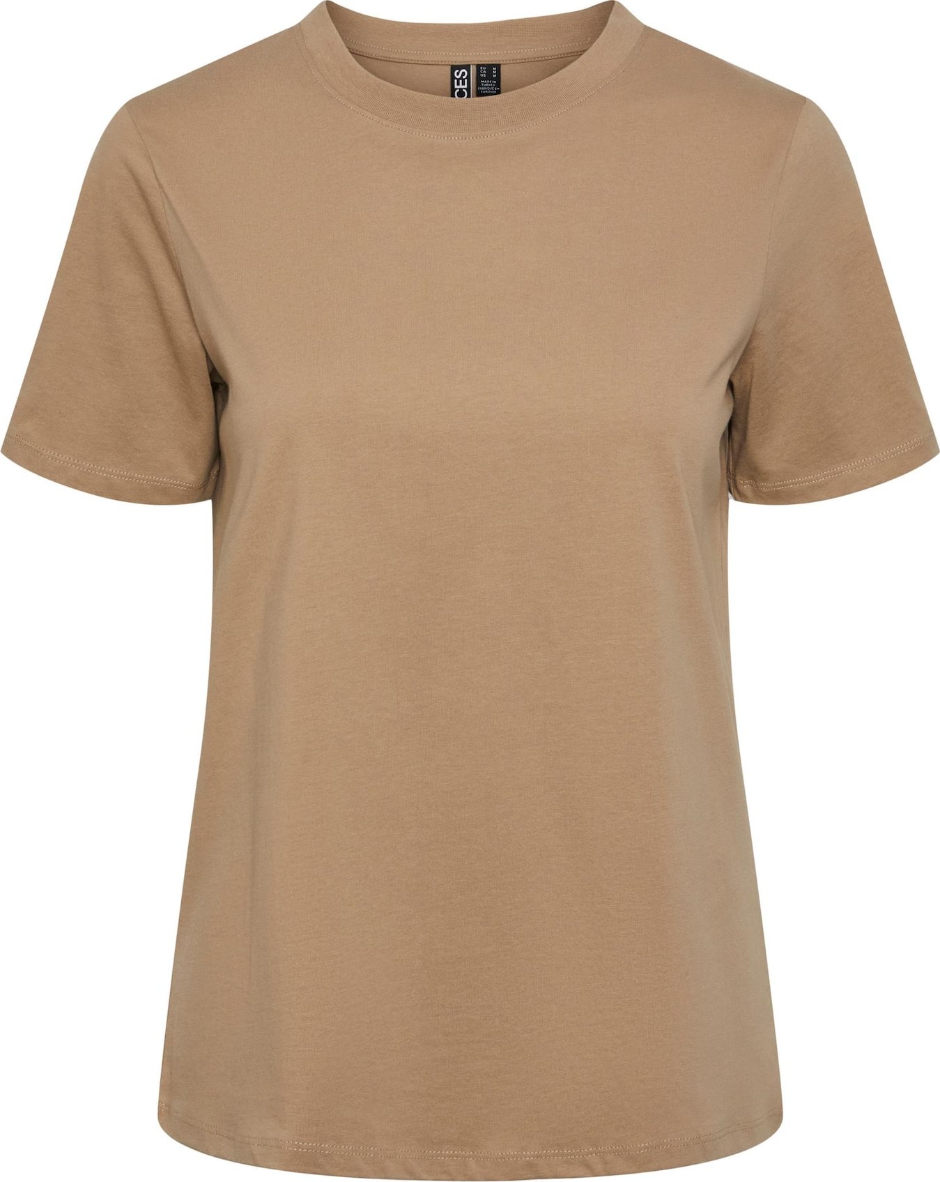 Tričko 'RIA' Pieces tmavě béžová