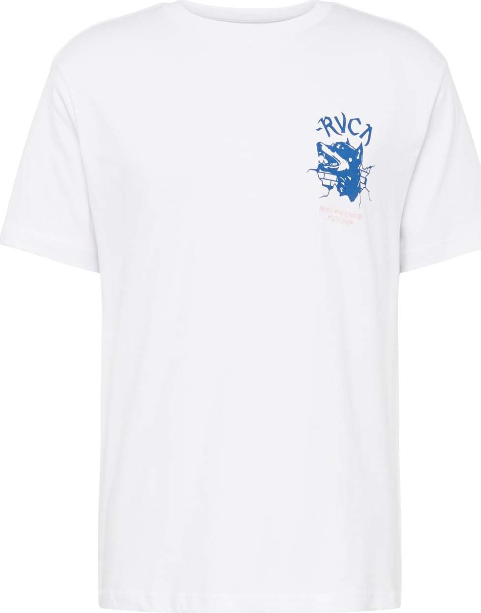 Tričko RVCA modrá / růžová / bílá