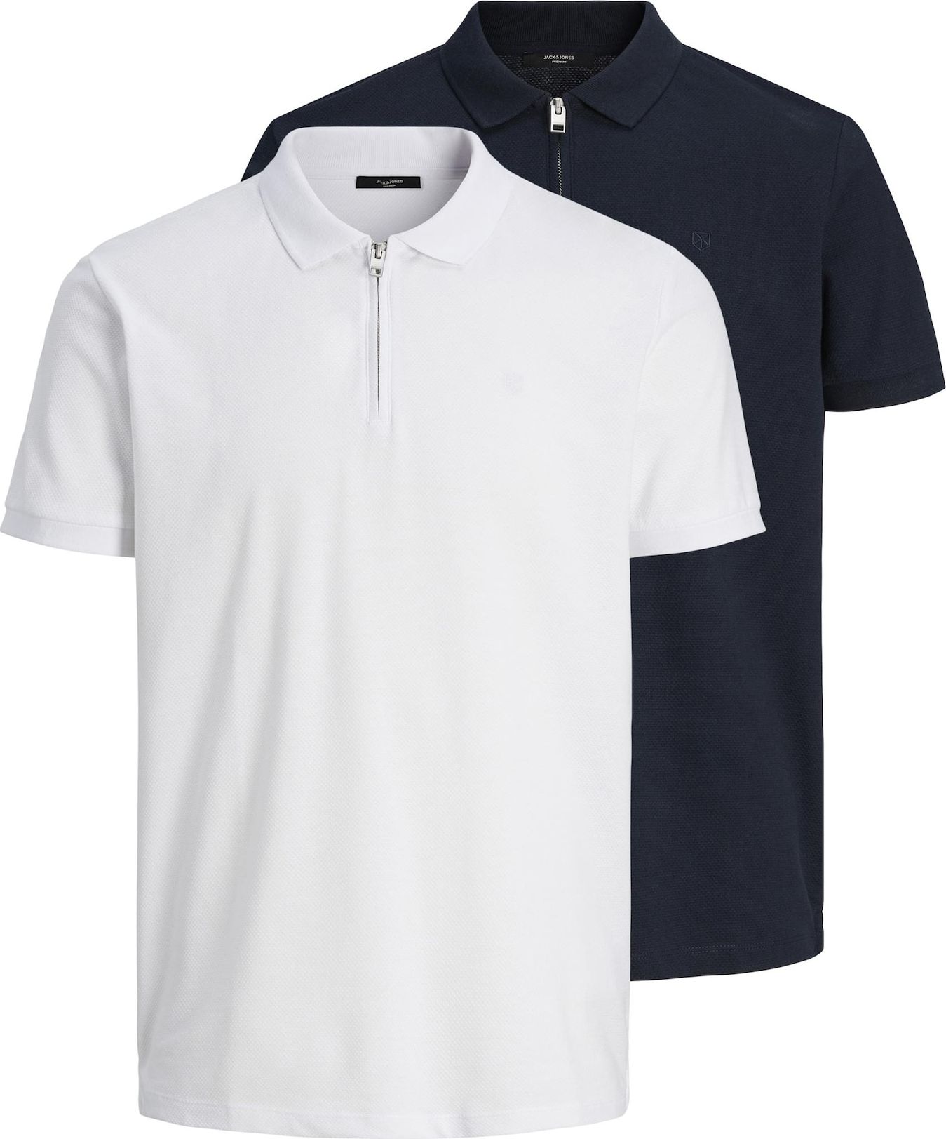 Tričko 'SCOTT' jack & jones noční modrá / offwhite