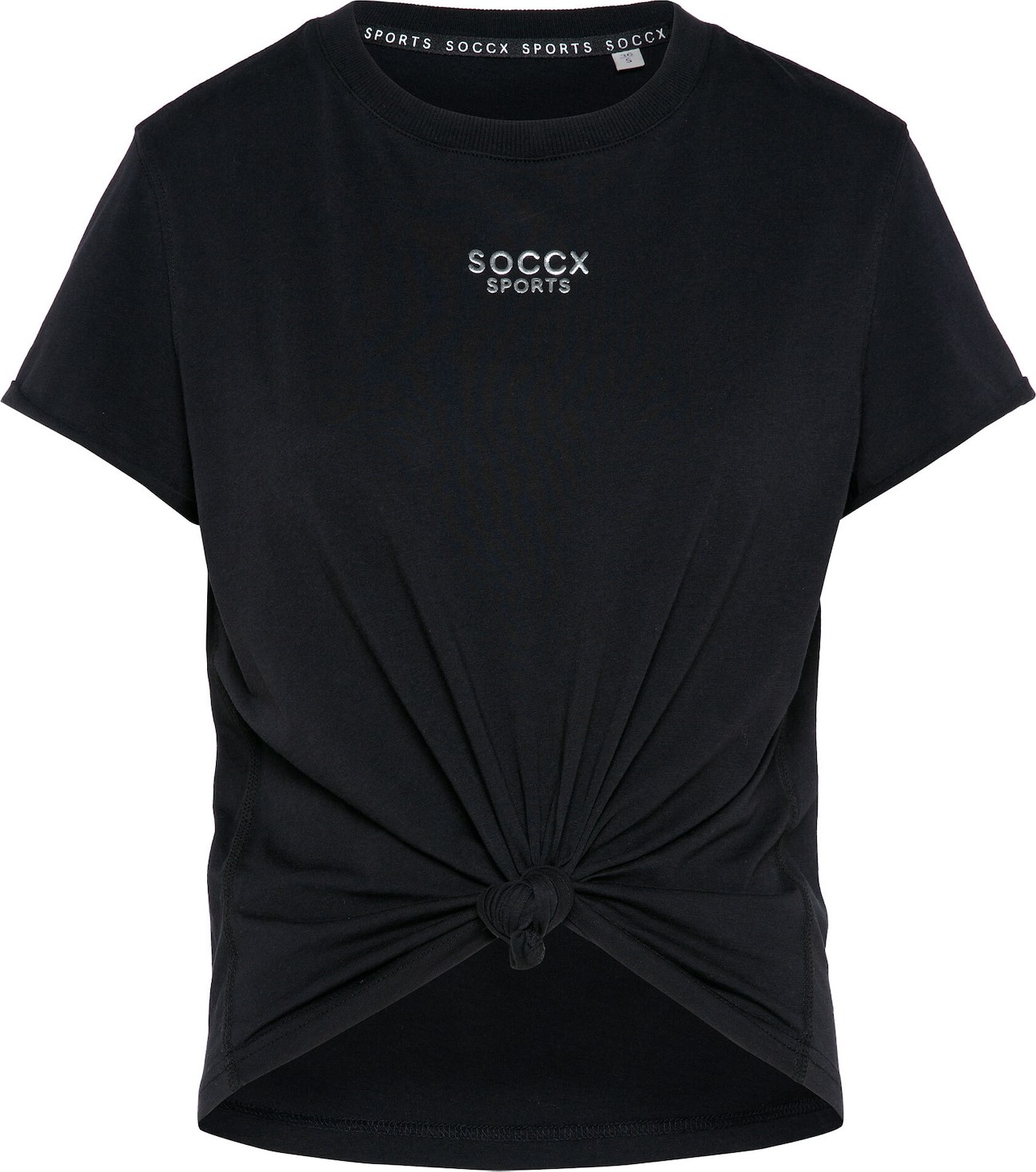 Tričko Soccx černá / bílá