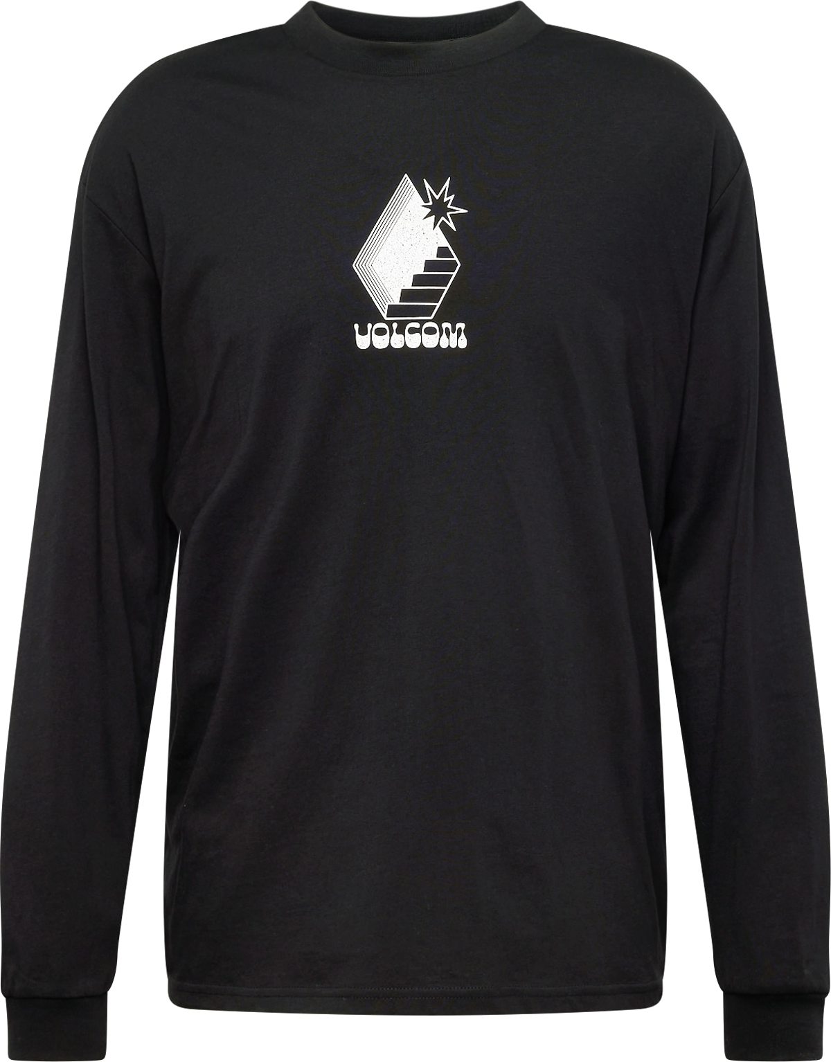 Tričko 'STAIRWAY' Volcom černá / bílá