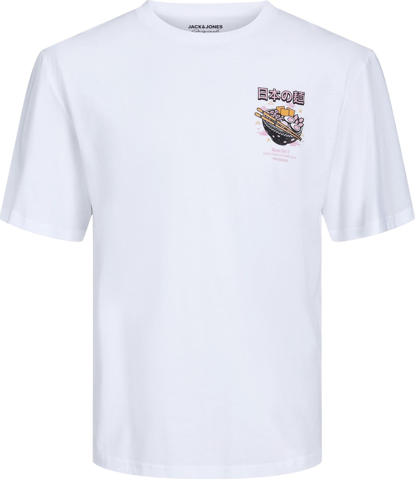 Tričko 'Taco' jack & jones šafrán / světle růžová / černá / bílá