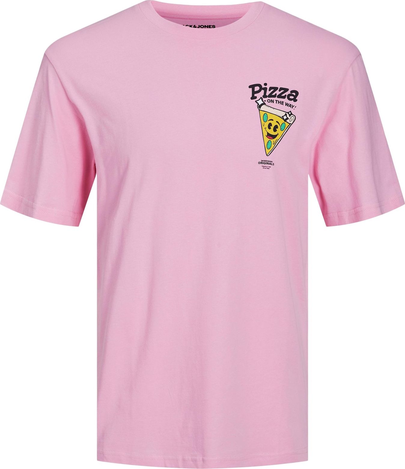 Tričko 'Taco' jack & jones žlutá / světle růžová / černá / bílá