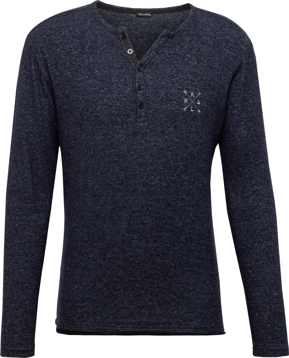 Tričko 'TARGET' Key Largo tmavě modrá / bílá