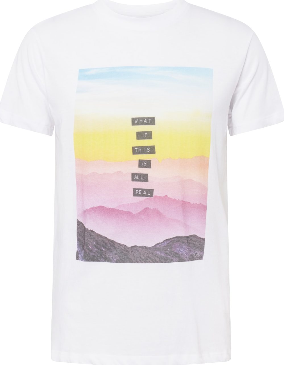 Tričko 'Timmi' Kronstadt nebeská modř / žlutá / pink / bílá