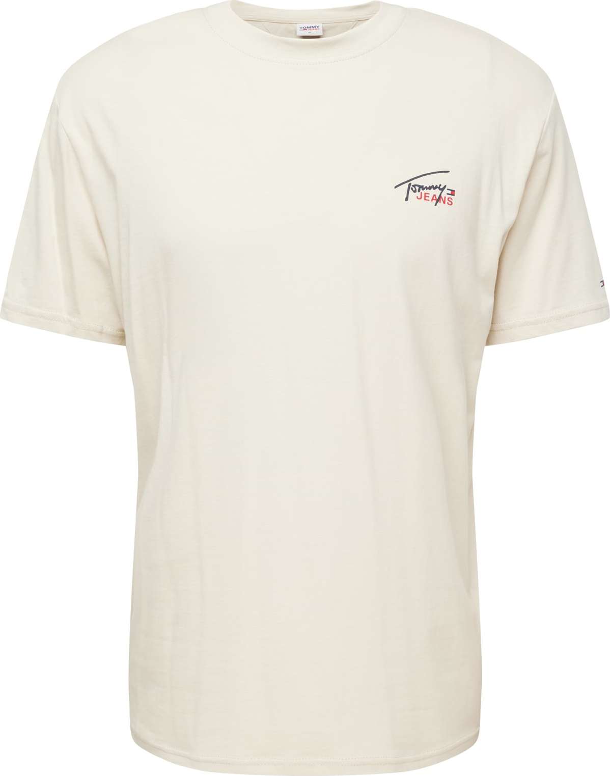 Tričko Tommy Hilfiger béžová / červená / černá