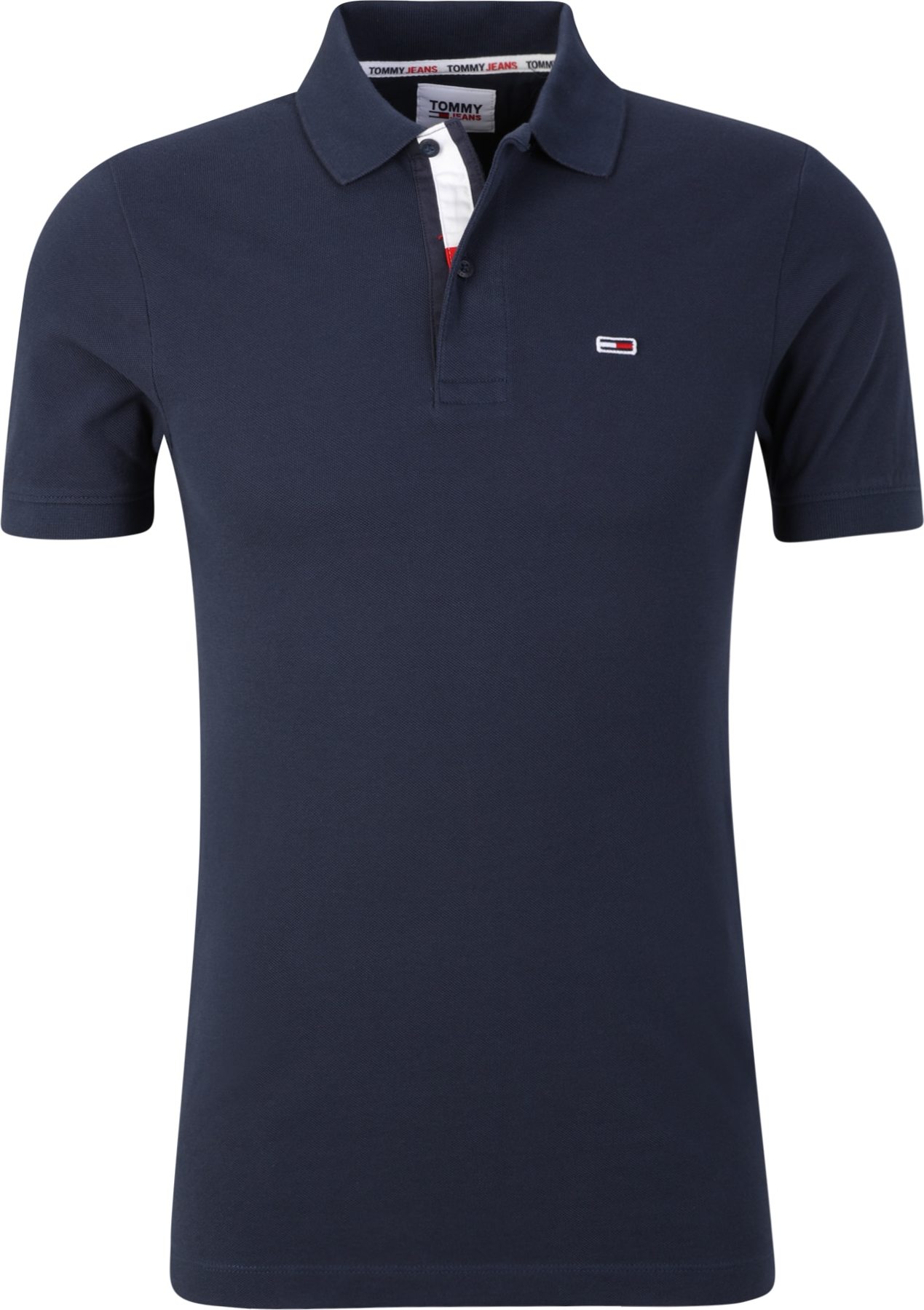 Tričko Tommy Jeans námořnická modř / červená / bílá