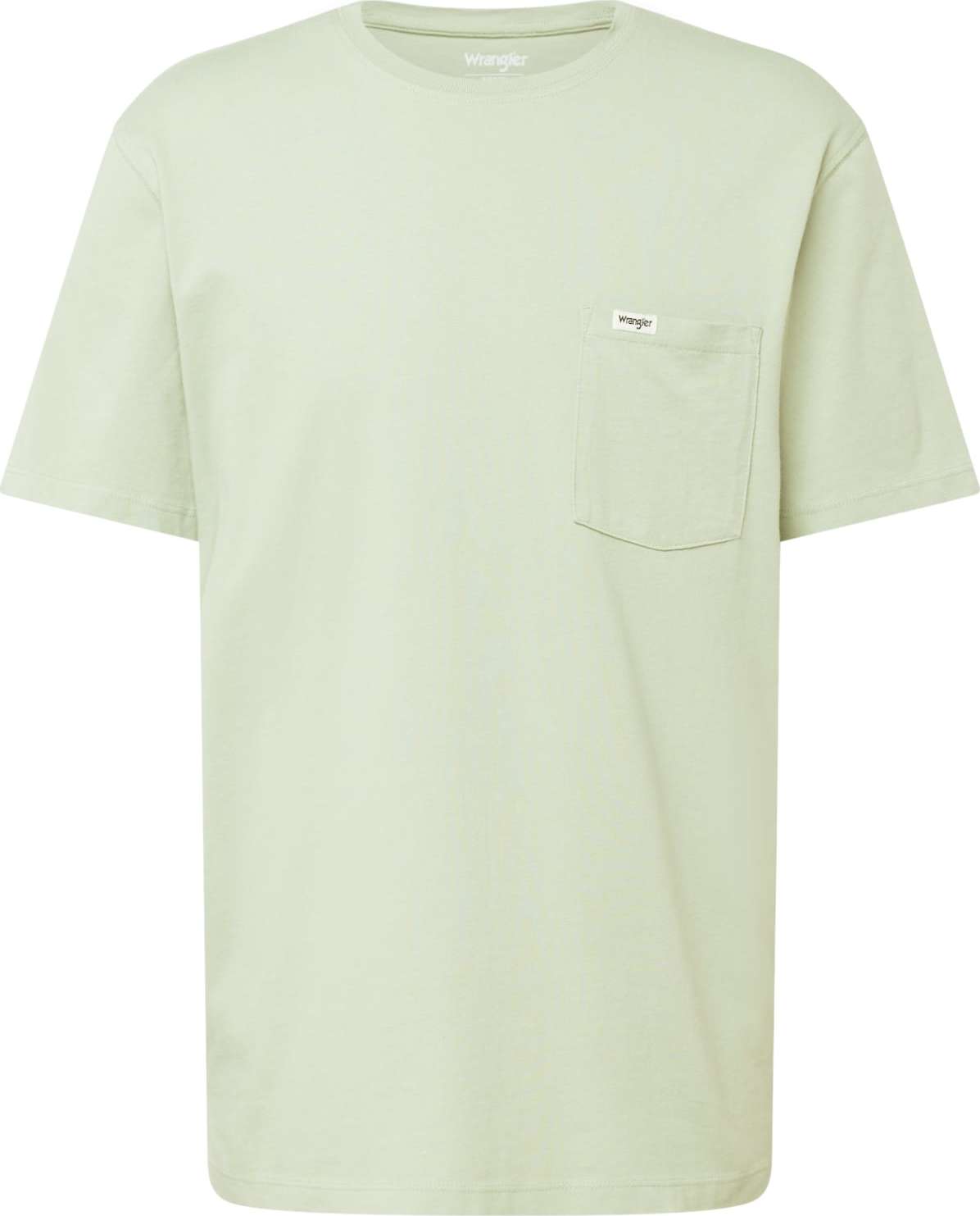 Tričko Wrangler světle zelená / černá / bílá