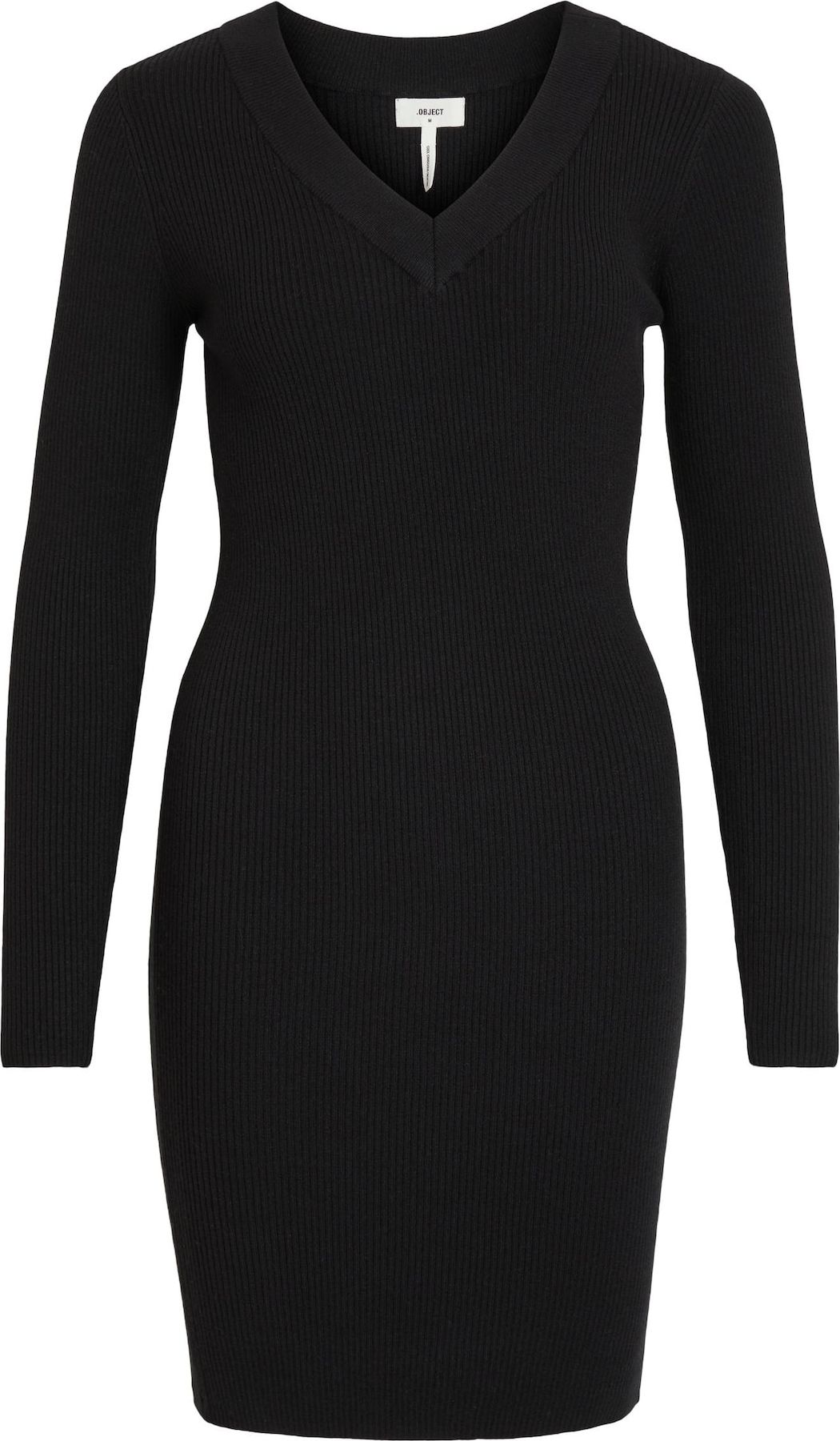 Úpletové šaty 'Fae' Object černá